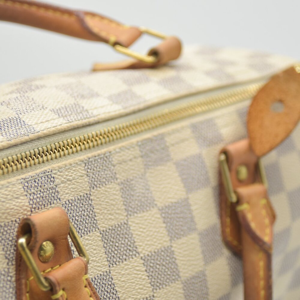 SOLD Louis Vuitton  Damier Azur Speedy 30 DU1008 - Picture 11 of 16